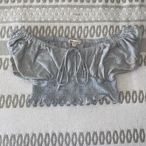 Billabong Light Blue Crop Top (XS)